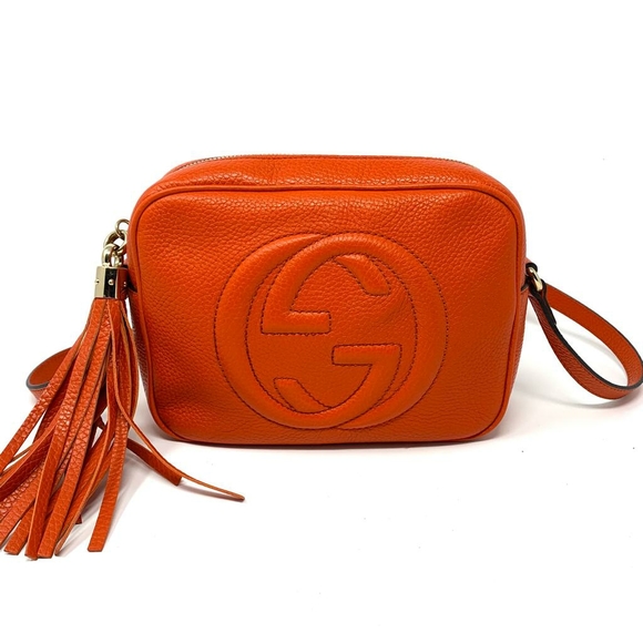 Gucci Handbags - 100% Auth Gucci Camera Disco Soho Crossbody Bag
